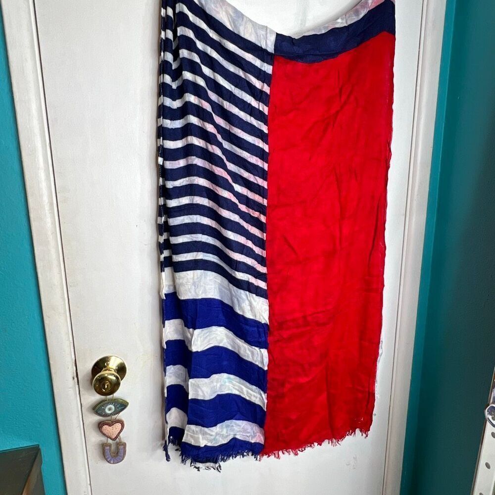 This is a Kate Spade Monaco Stripe Scarf